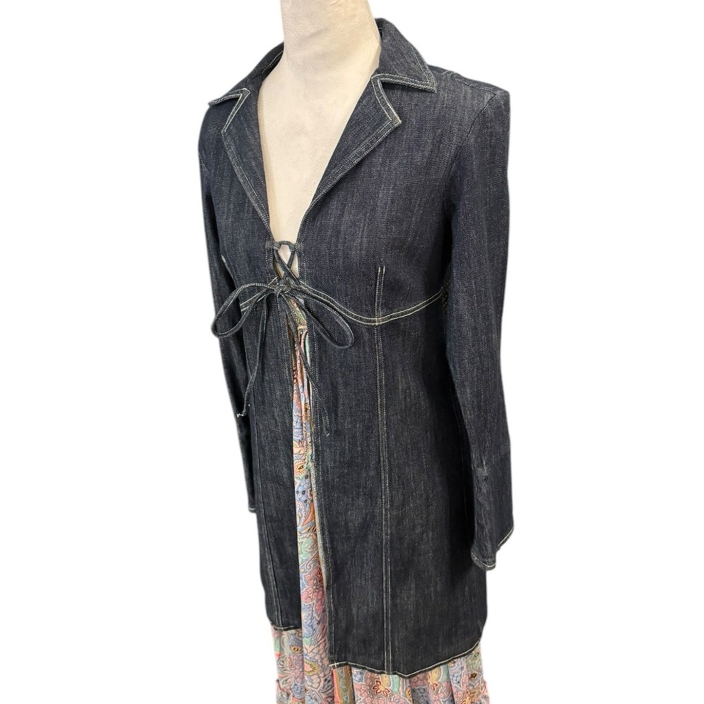 Pilcro Anthropologie Pull over Denim Jacket NWT