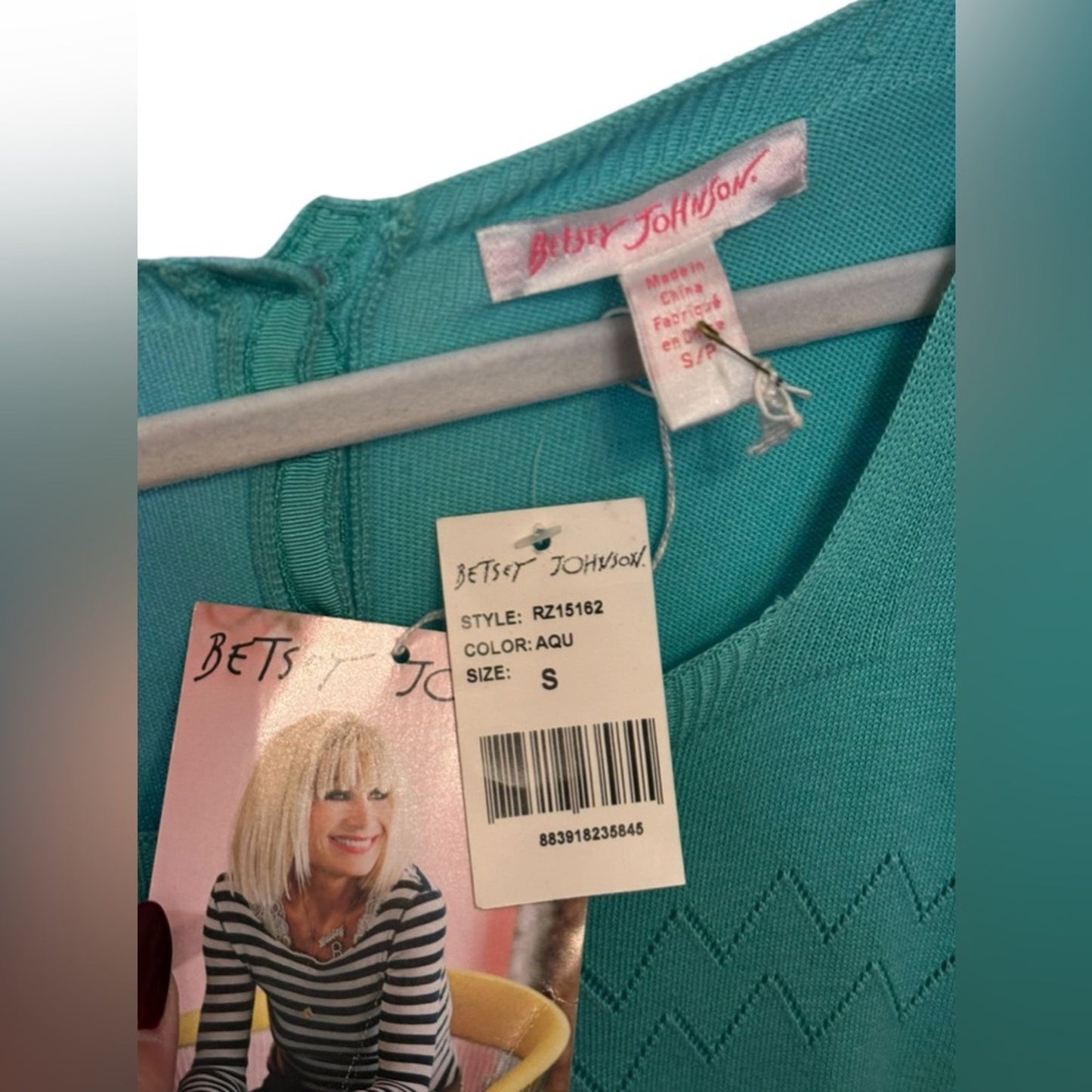 Betsey Johnson Y2K Era Seafoam Green Dress Size S