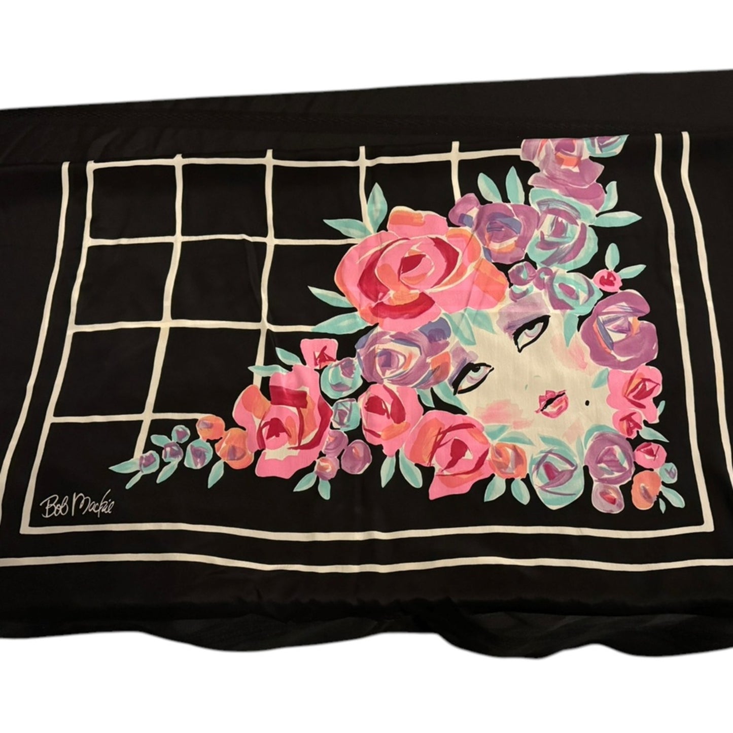 Bob Mackie Vintage Silk Scarf