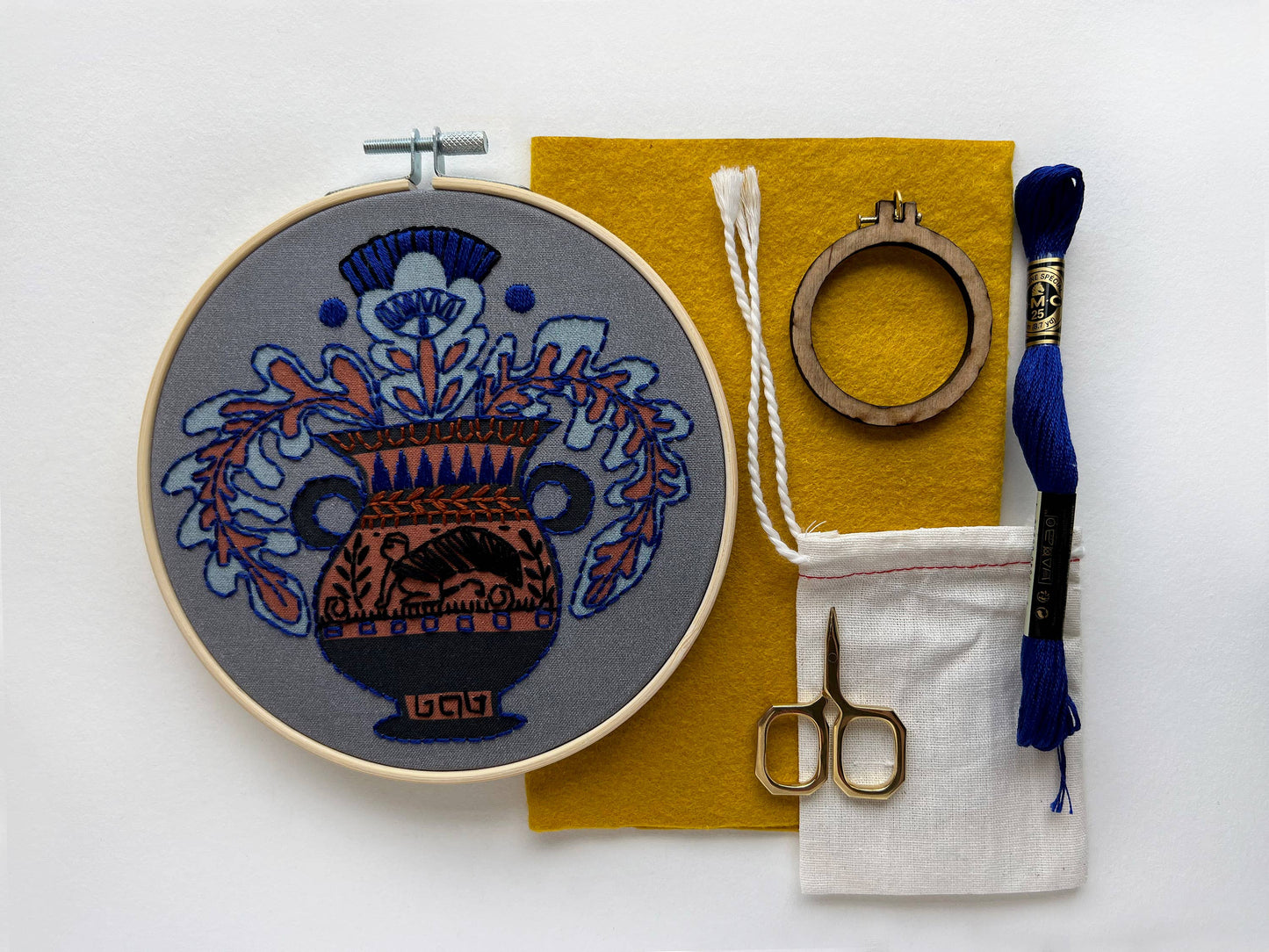 Vase Embroidery Kit