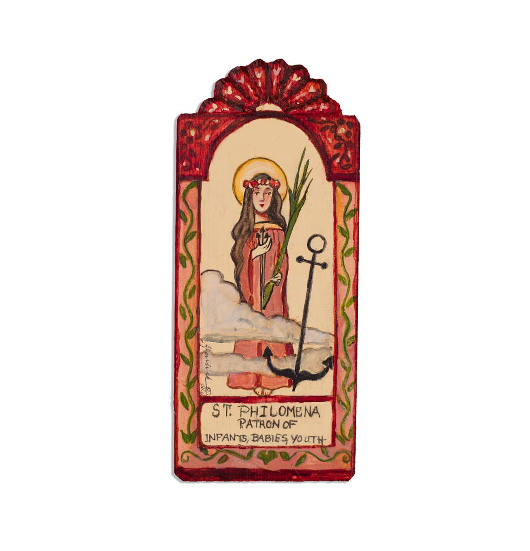St. Philomena, Patronage: Infants, babies, youth.: Pocket
