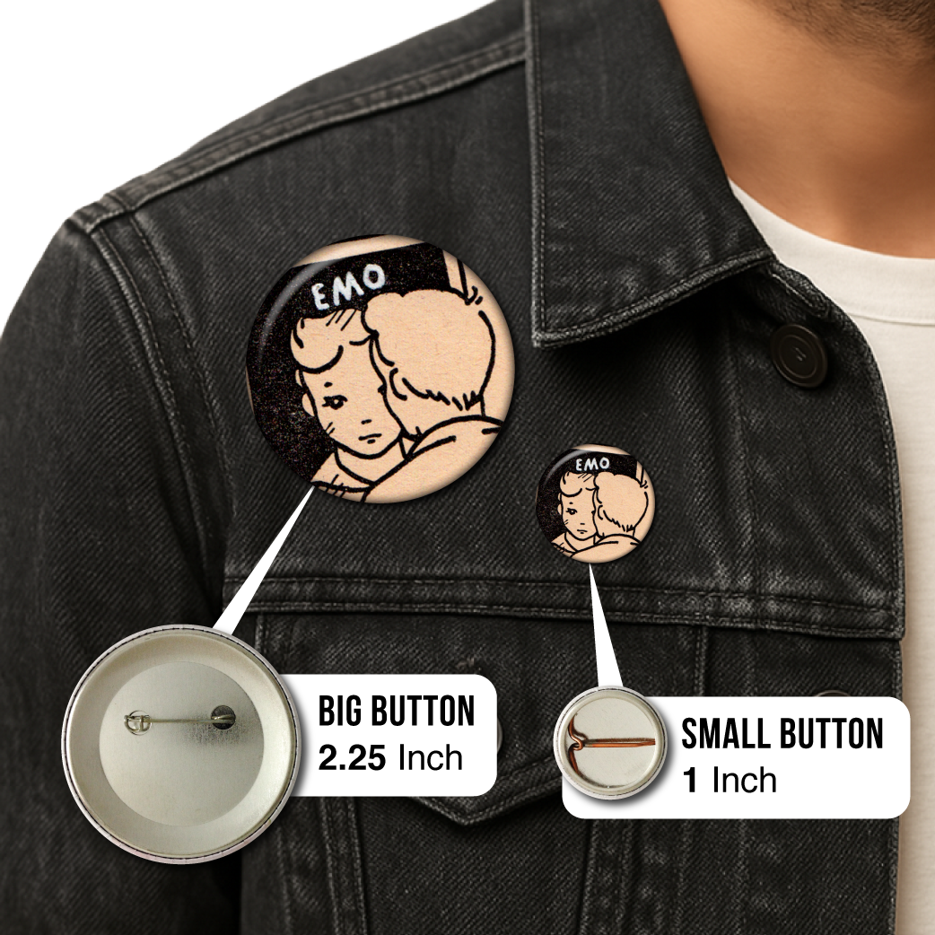 Emo – Pin: Small Button