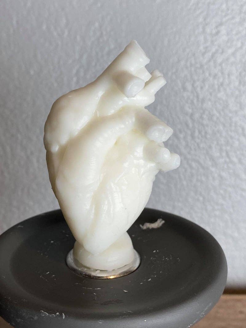 Anatomical Heart Small: Red / Sage & Sea Mineral