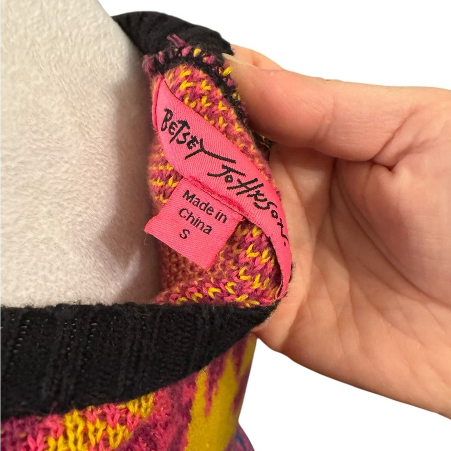 Betsey Johnson Y2K era Zip Cardigan rare Size S