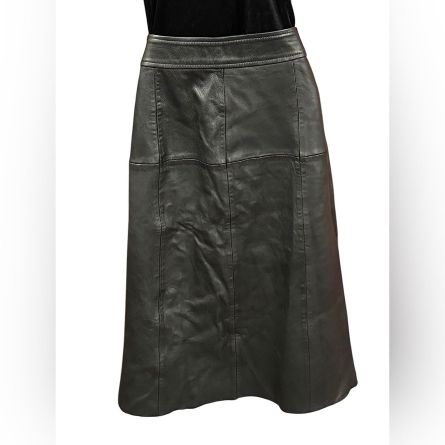 Vanessa Seward Pour La Redoute Leather Skirt