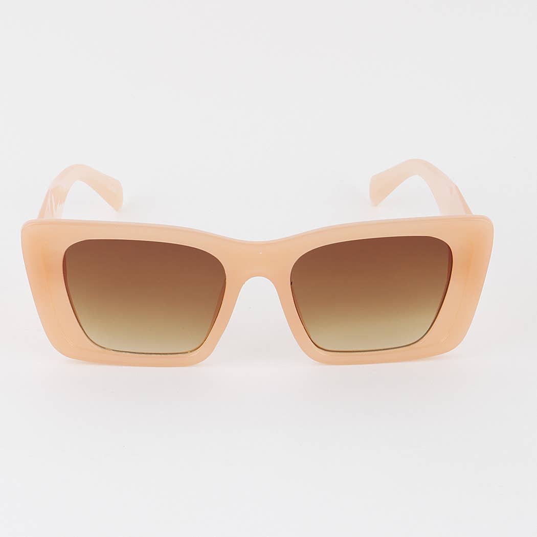 Geometric Square Sunglasses: Mix Color