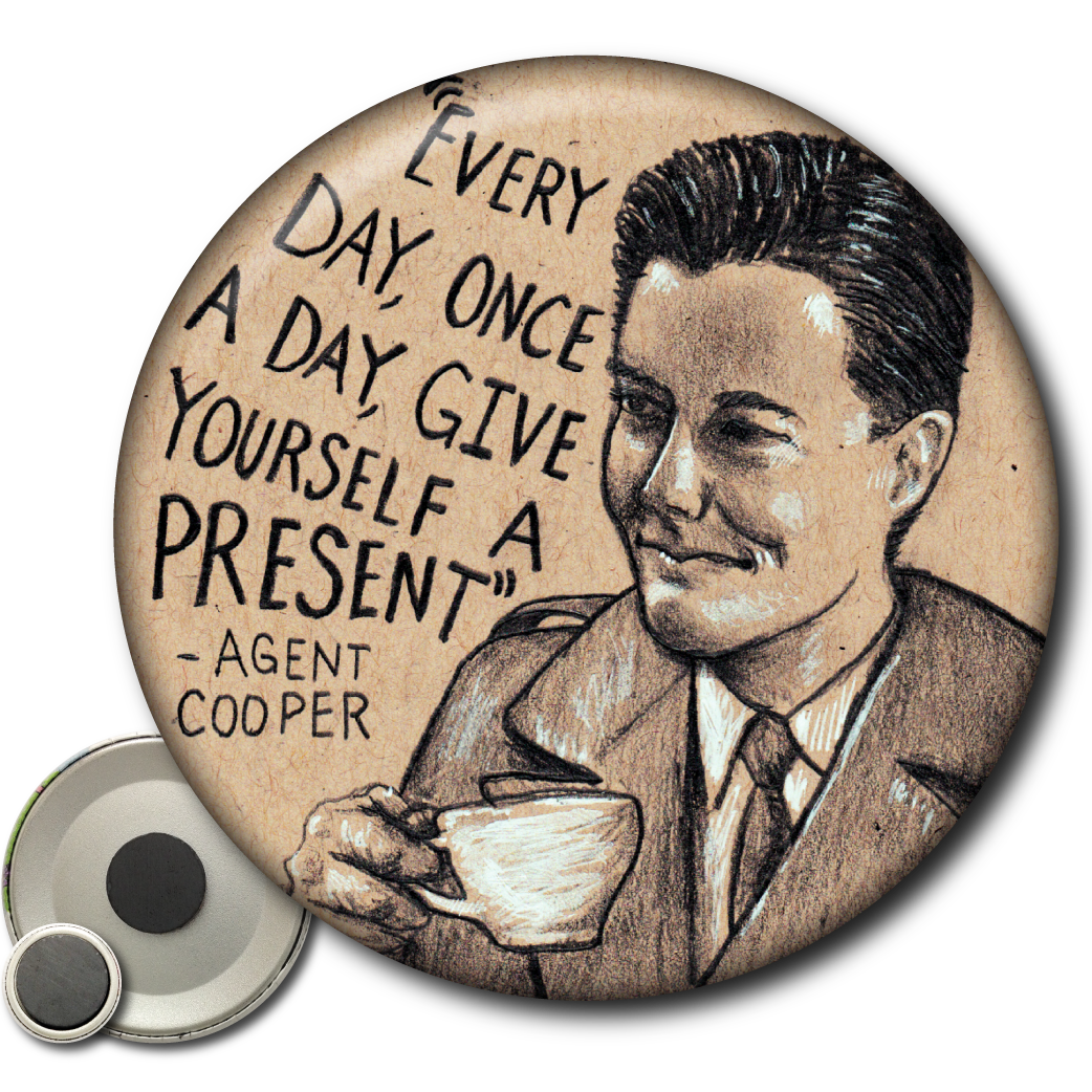Twin Peaks (6-Pack) - Magnets: Small 6-pack magnets
