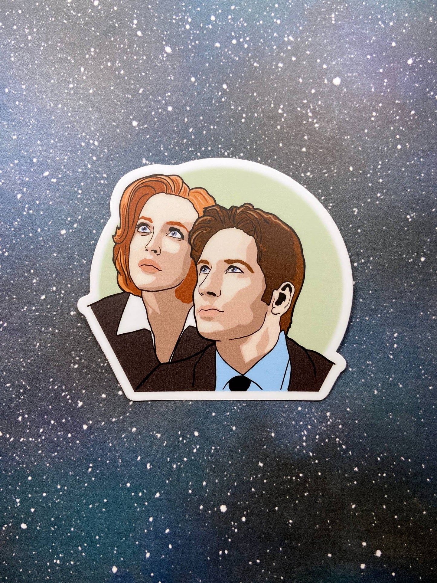 Vinyl Decal - X-Files - Scully and Mulder