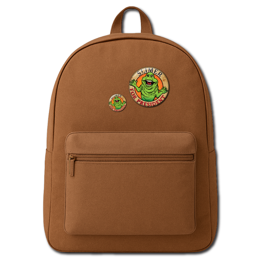 Slimer for President – Pin: Small Button