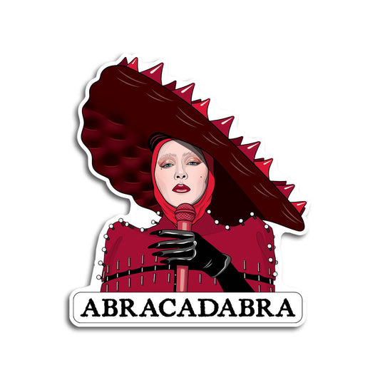 Lady Gaga Abracadabra Die Cut Sticker