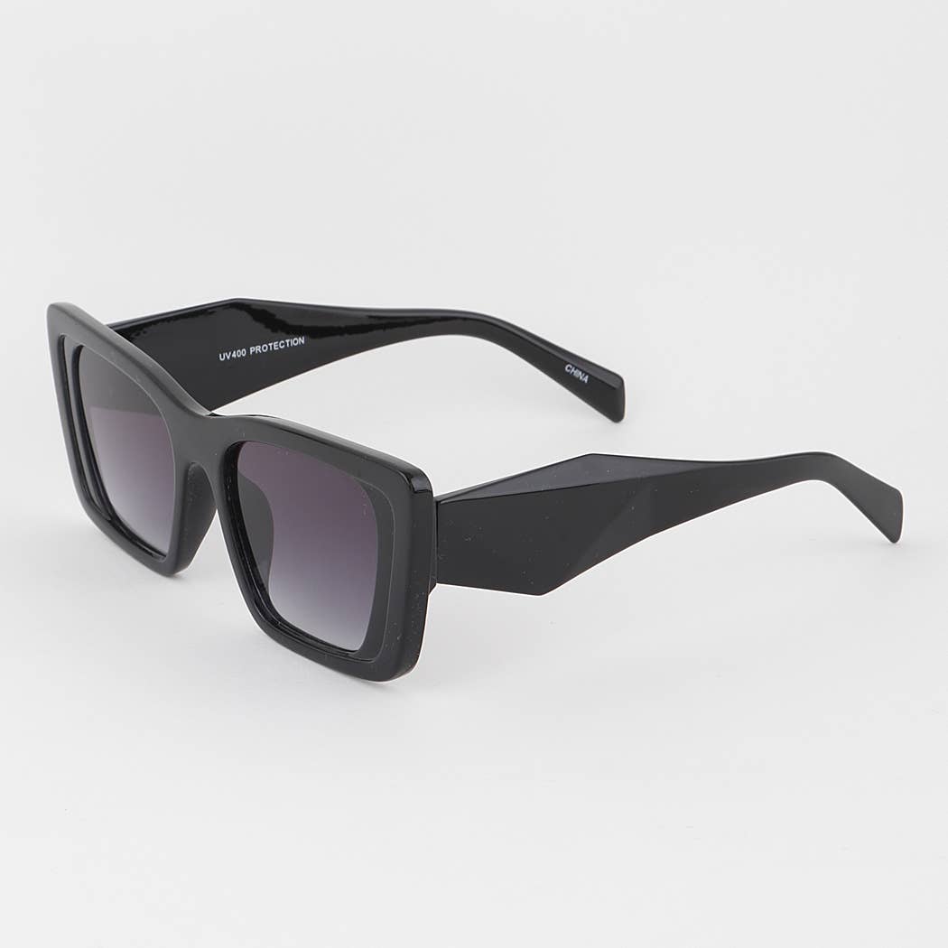Geometric Square Sunglasses: Mix Color