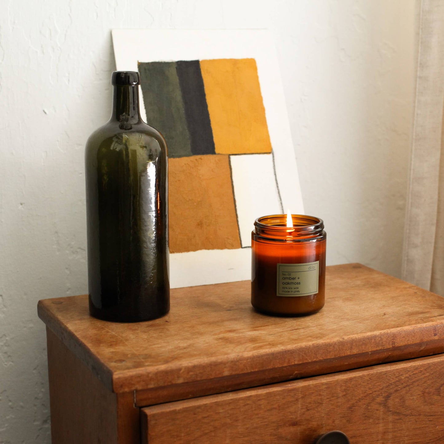 No. 02 Amber + Oakmoss Candle - 3 Sizes: 12.5oz