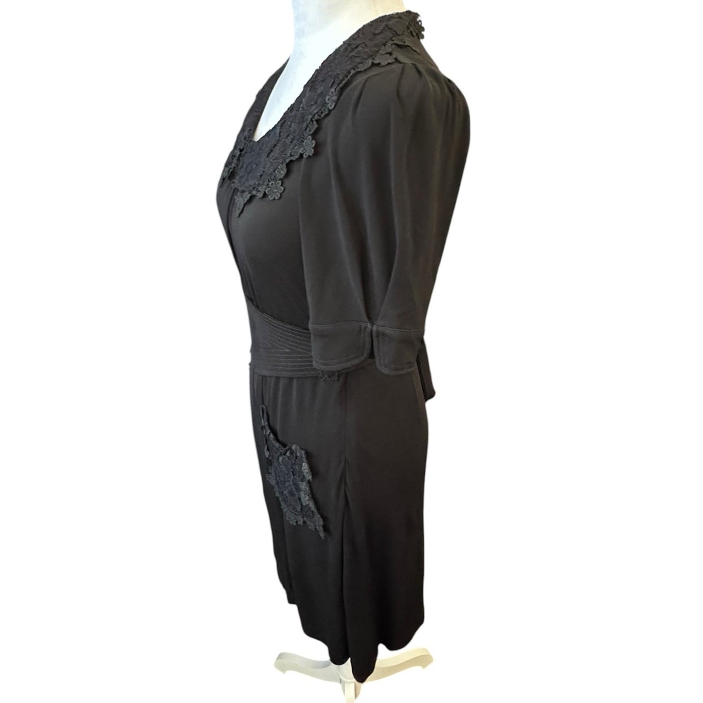 Betsey Johnson Y2K Era Black Label with Lace detail