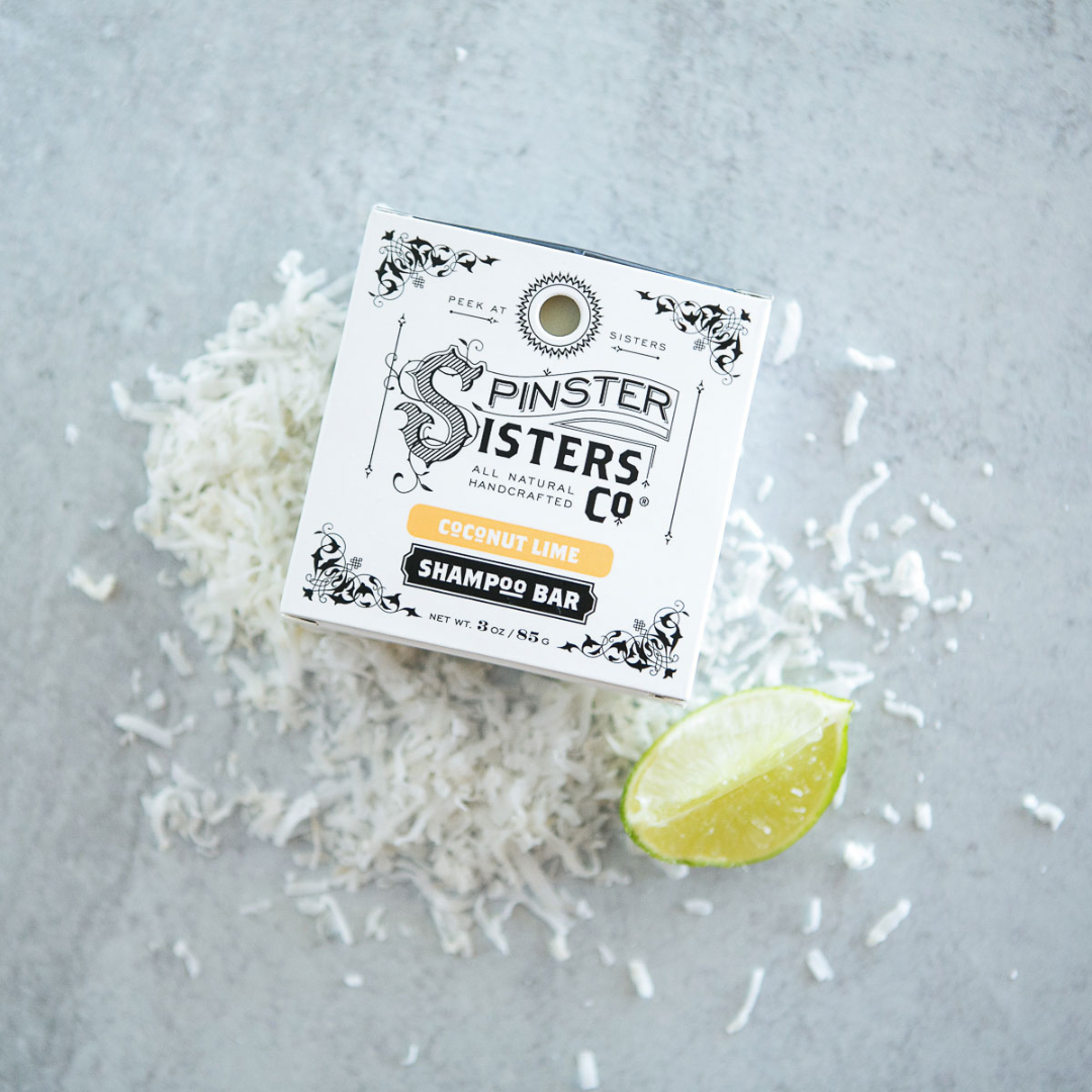 Shampoo Bar Sulfate-Free Essential Oil - Coconut Lime Scent