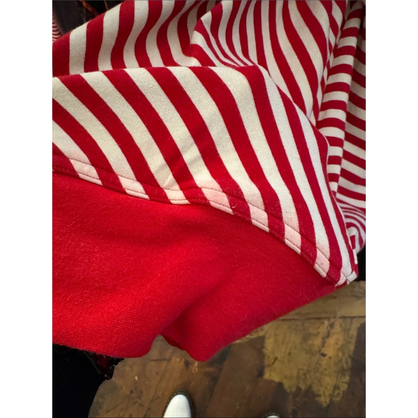 Betsey Johnson Archive Label  Striped Bustle Dress Size M