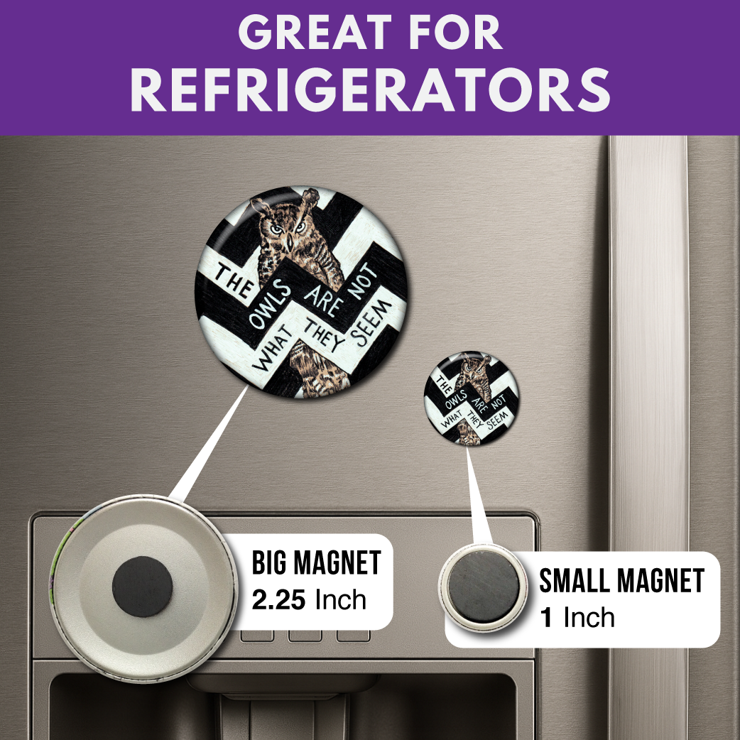 Twin Peaks (6-Pack) - Magnets: Small 6-pack magnets