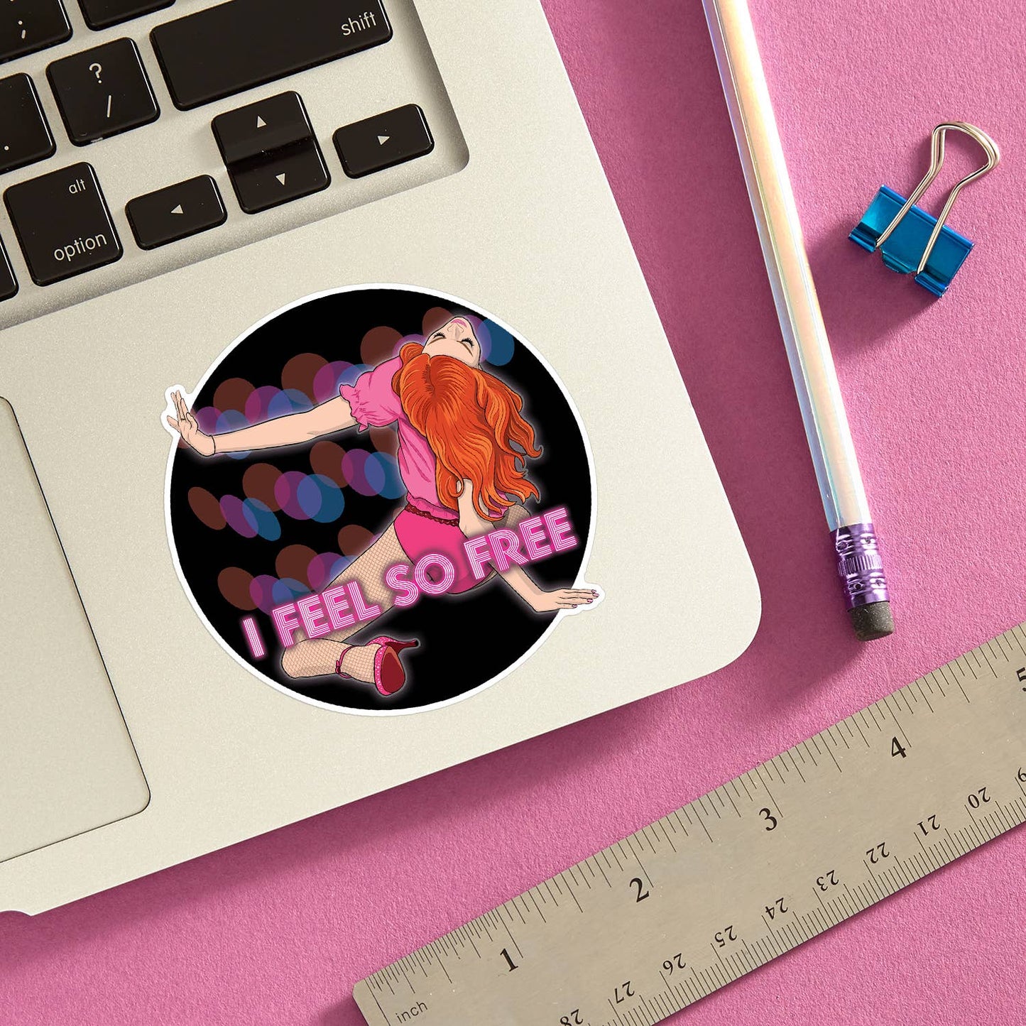Madonna I Feel so Free Die Cut Sticker
