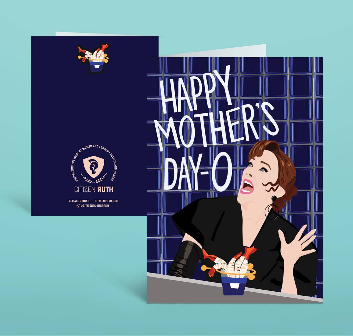 Happy Mothers Day O  Beetlejuice card
