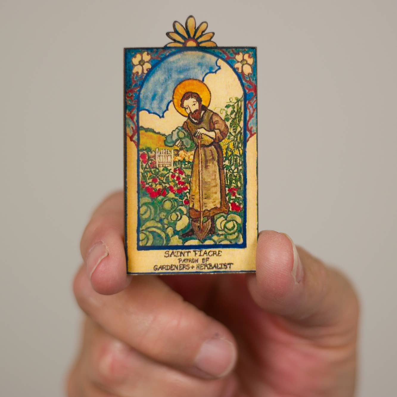 Saint Fiacre - Gardeners, Herbalists: Pocket