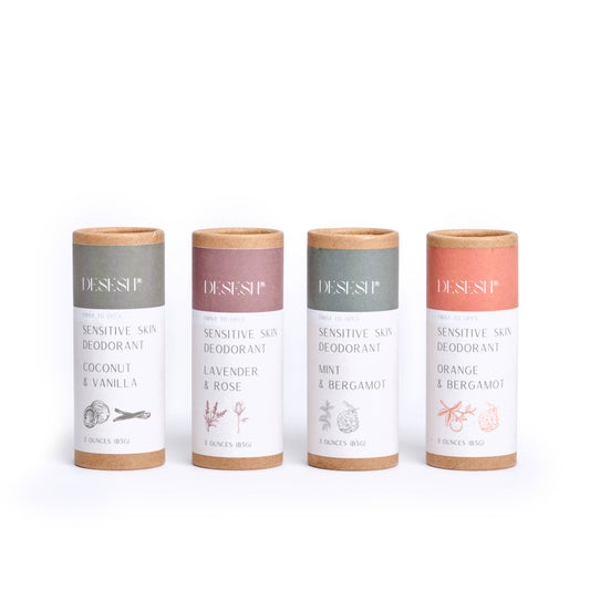 Natural Sensitive Deodorant (Aluminum Free, No Baking Soda): Orange & Bergamot