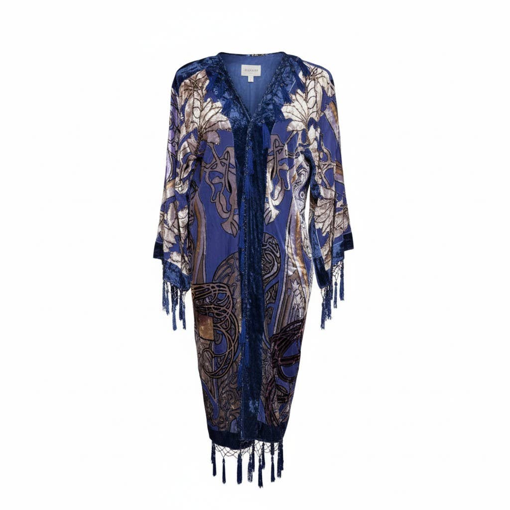 1818 - Lady Face, Zodiac,  Jacket Beaded: BLK