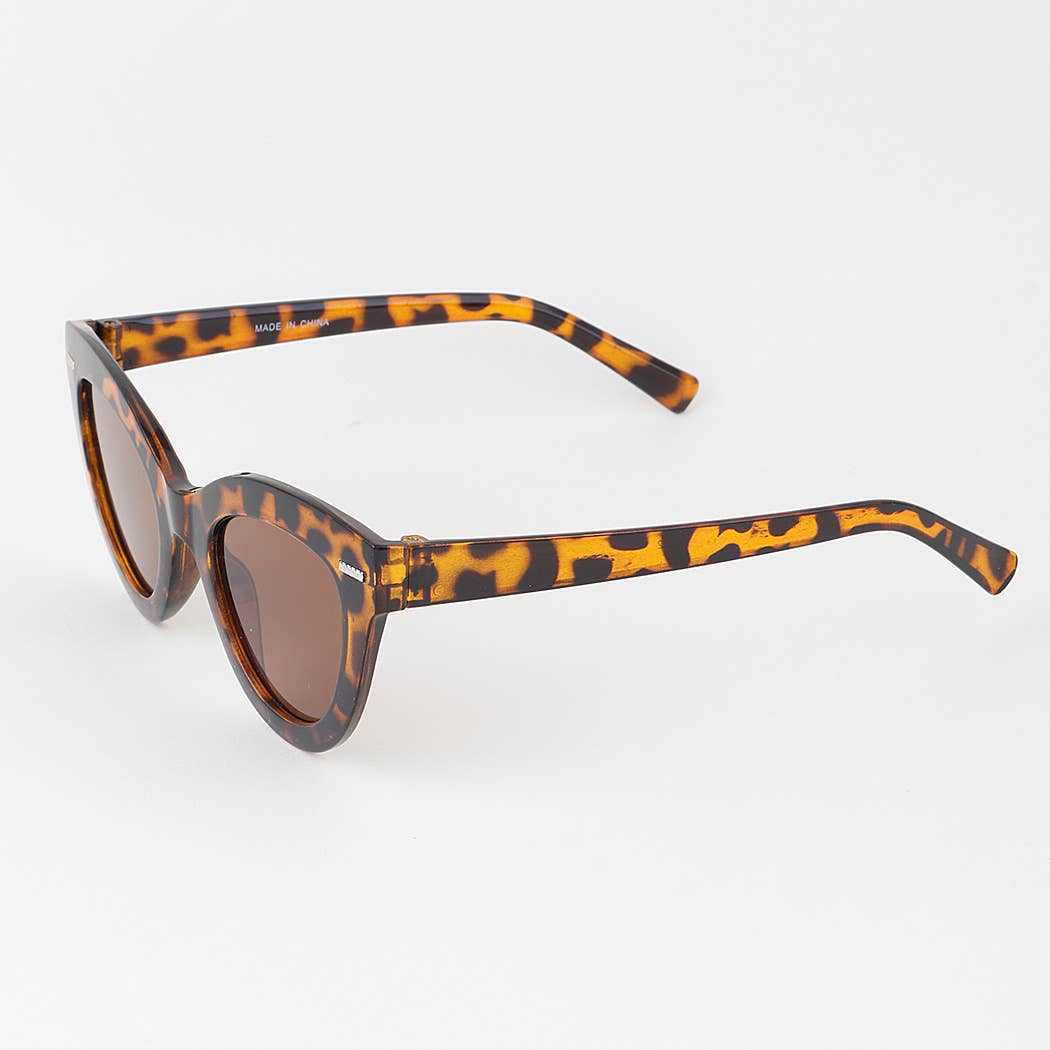 Multi Minimal Cateye Sunglasses: MIX