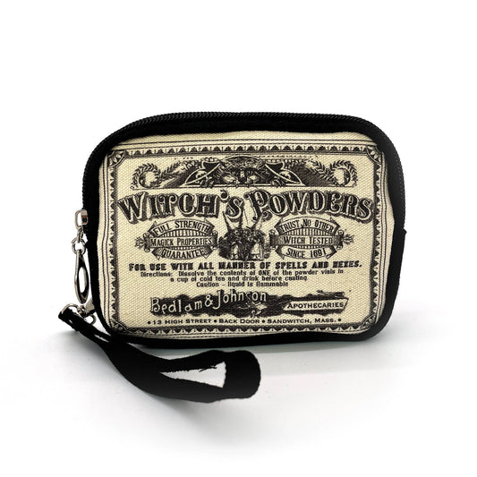 Witch's Powder Wristlet in Canvas
