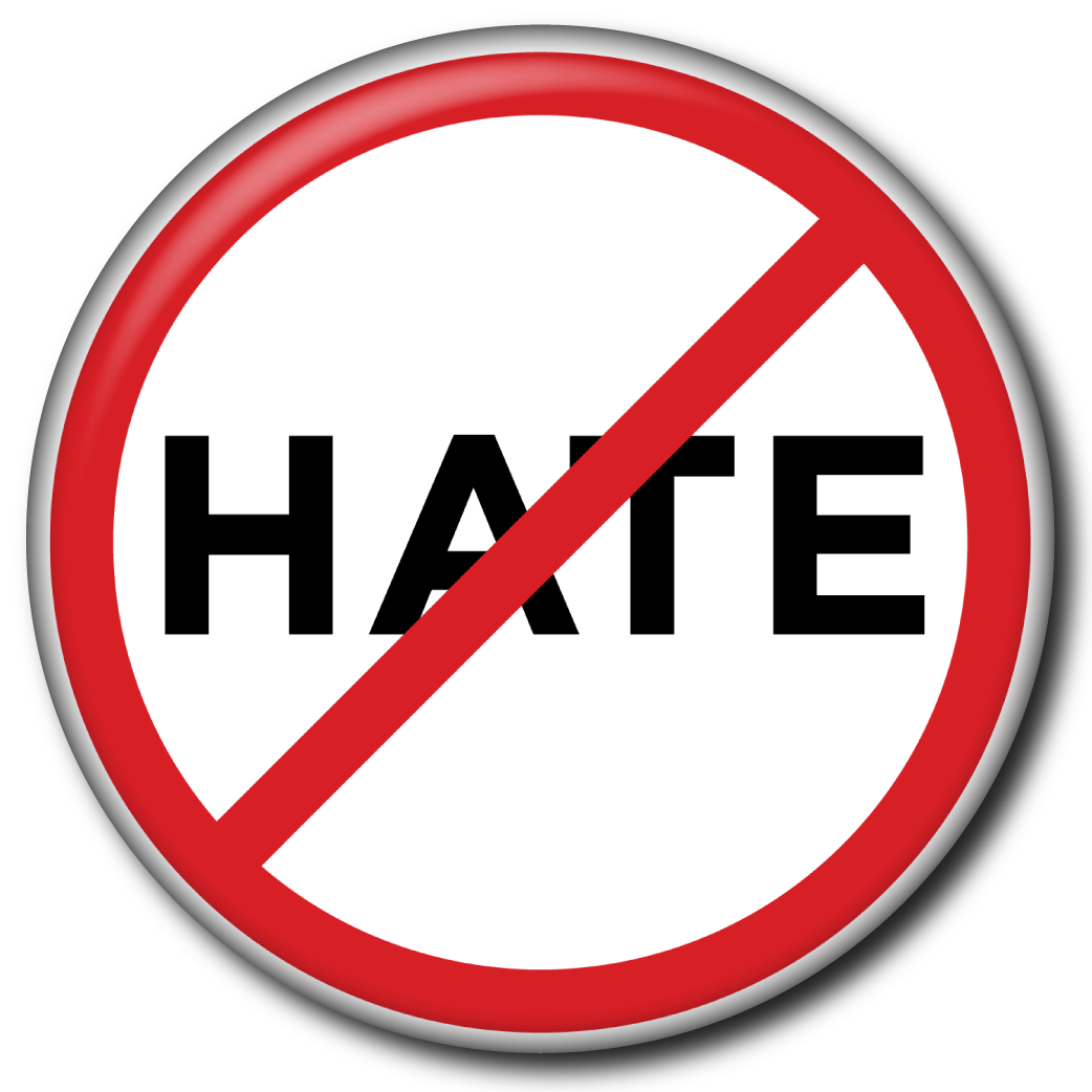 No Hate – Magnet: Small Magnet