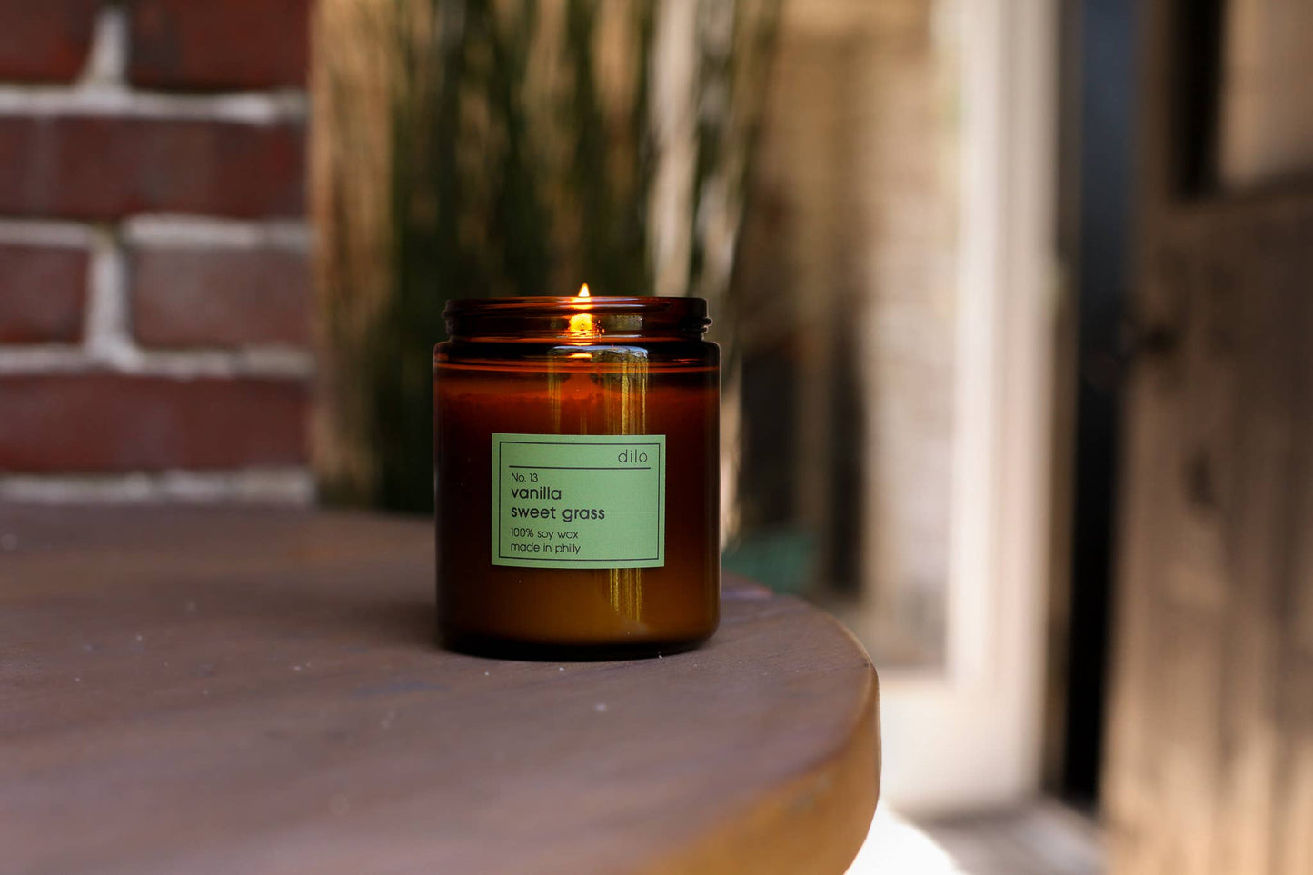 No. 13 - Vanilla Sweet Grass Candle: 3.5 oz