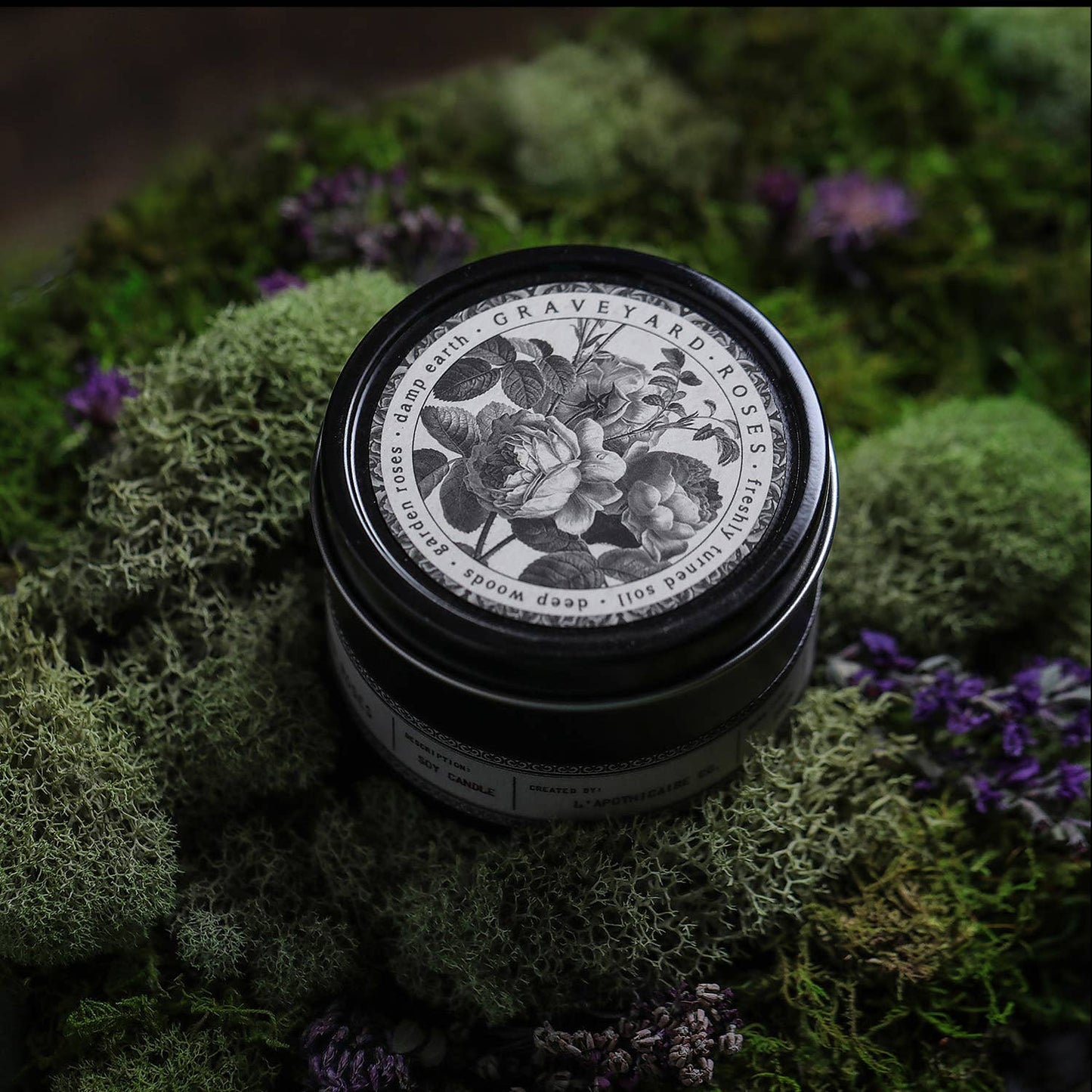 NOIR | Graveyard Roses | 8oz Travel Candle