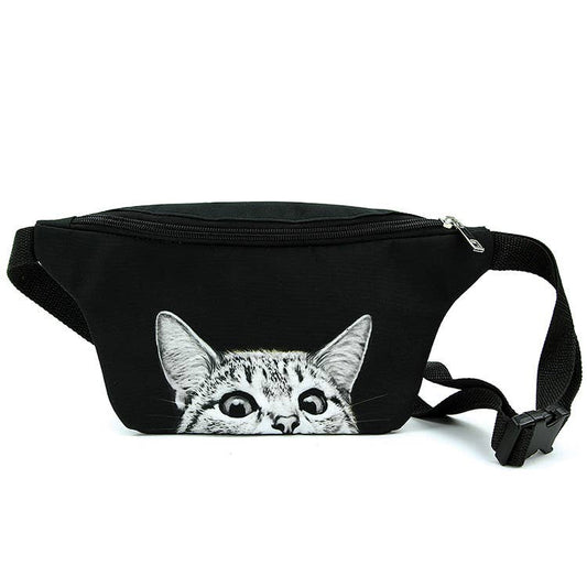 Peeking Cat Fanny in Polyester