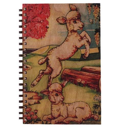 Wood Notebook - Lamb