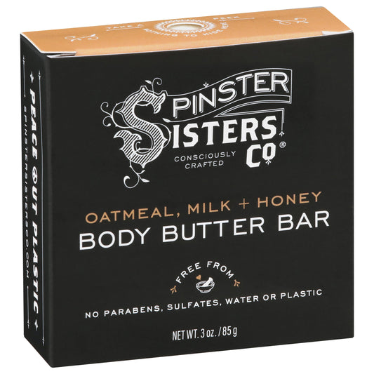 Moisturizing Cocoa & Shea Butter Body Bar - Fair-Trade: Oatmeal Milk & Honey