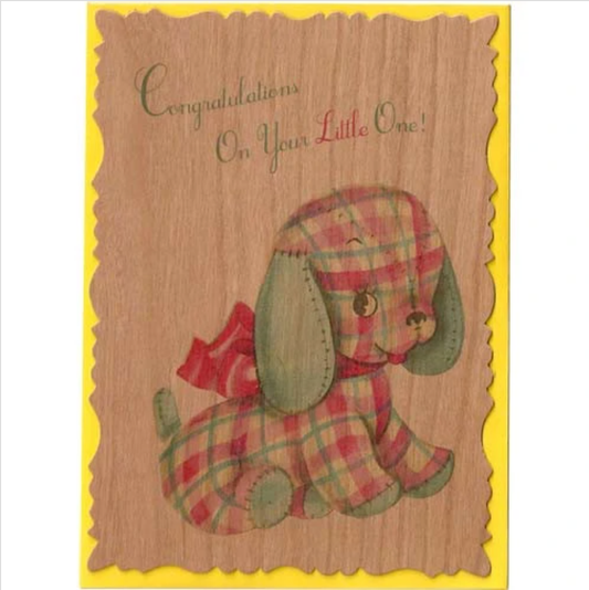 Wood Card Flat - Little One