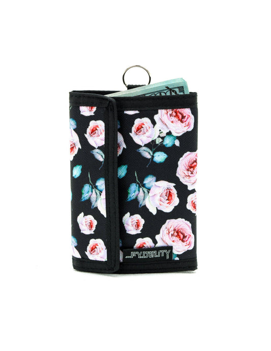 80707: 80's Bi-Fold Wallet w/ RFID Protection | PINK ROSE