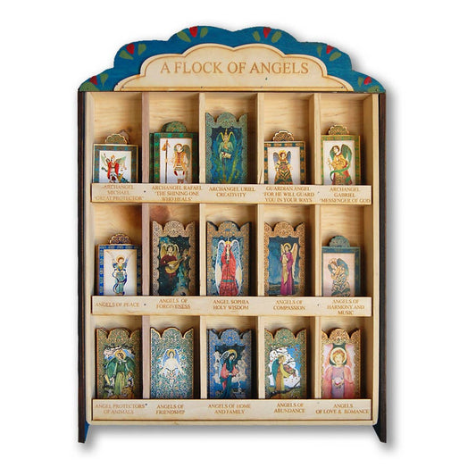 Painted Display Box - Flock Of Angels