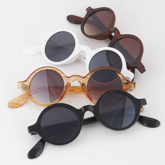 Multi Pattern Round Sunglasses SA845