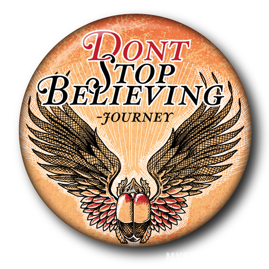 Don't Stop Believing - Journey (Magnet): Small Magnet